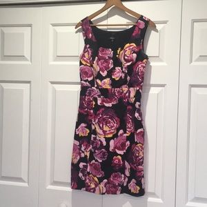 Pink and gold rose dress